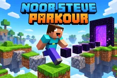 Noob Steve Parkour